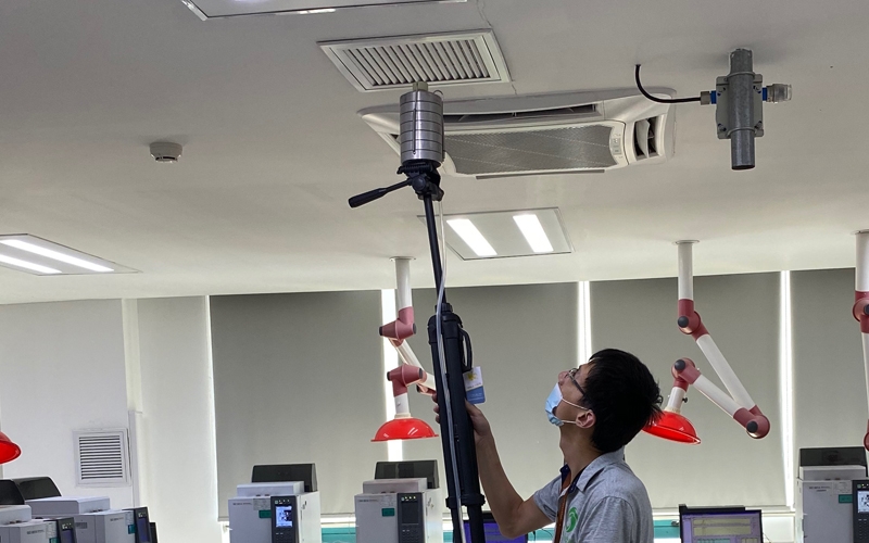 上海體育館中央空調空氣檢測